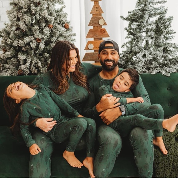 Nighty Nites Co x Arrows & Rubies Collab | Painted Trees Bamboo Blend Lounge Set - Picture 3 of 9